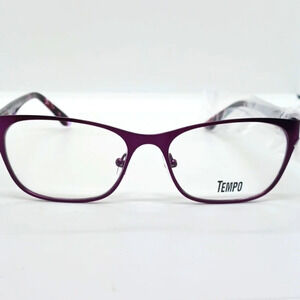 TEMPO NWT women's purple PL Value eyeglass frames WM 5104